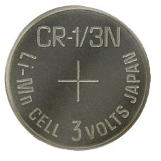 Knappecellebatteri CR1/3N 3V
