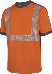 T-skjorte synlig neon oransje EN 20471 kl. 2
