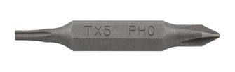 Dobbelbits 4 mm TX5 - PH0
