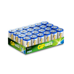 082704 990 24 - Batteri GP Ultra LR20/D 1,5V 24 pakk
