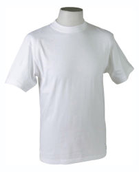 T-skjorte i bomull, hvit
