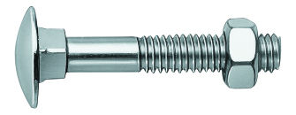 Låseskruer DIN 603 8.8 (ZFSHL)Zinc Flake Silver
